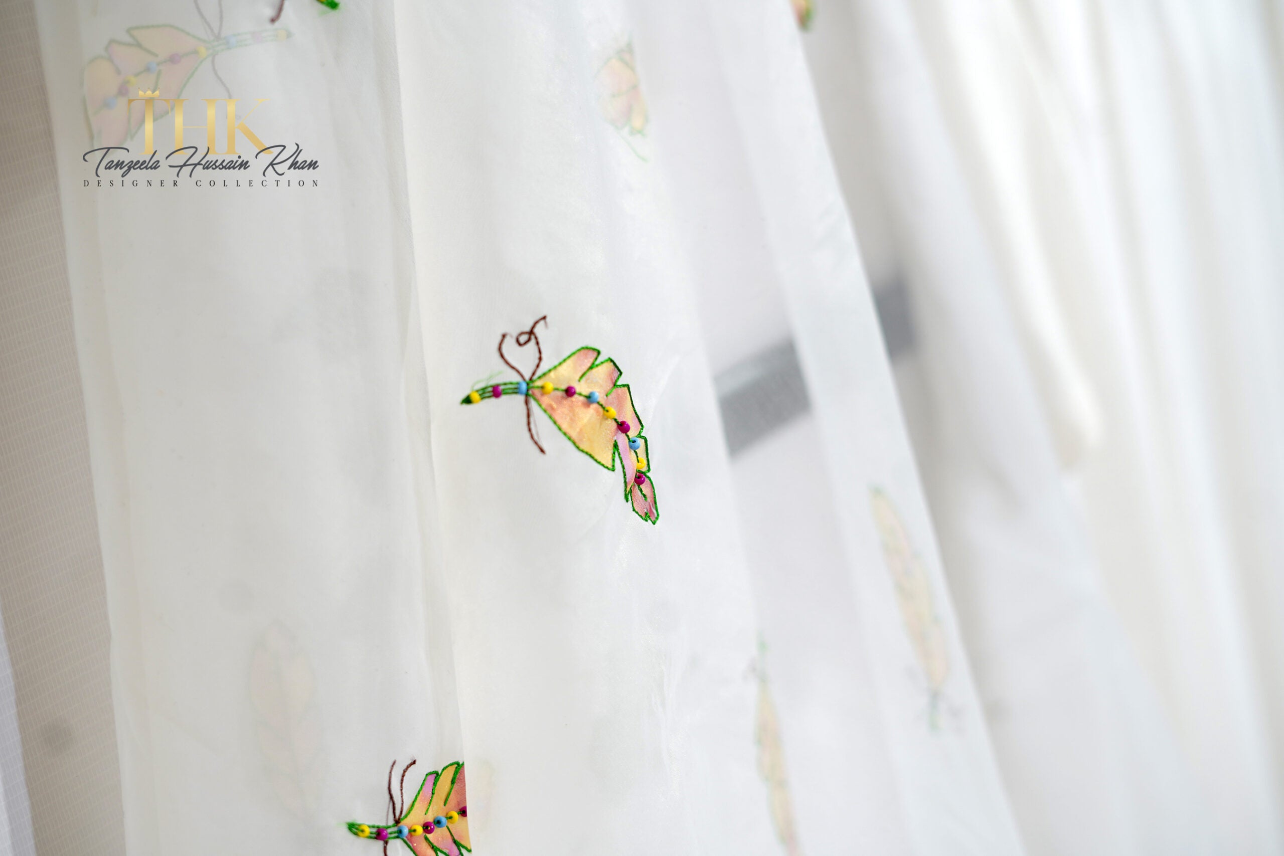 2-Piece White Maxi multi Sequence TAN-0740