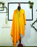 2-Piece Yellow Linen Viscose Dupatta Suit TAN-0885