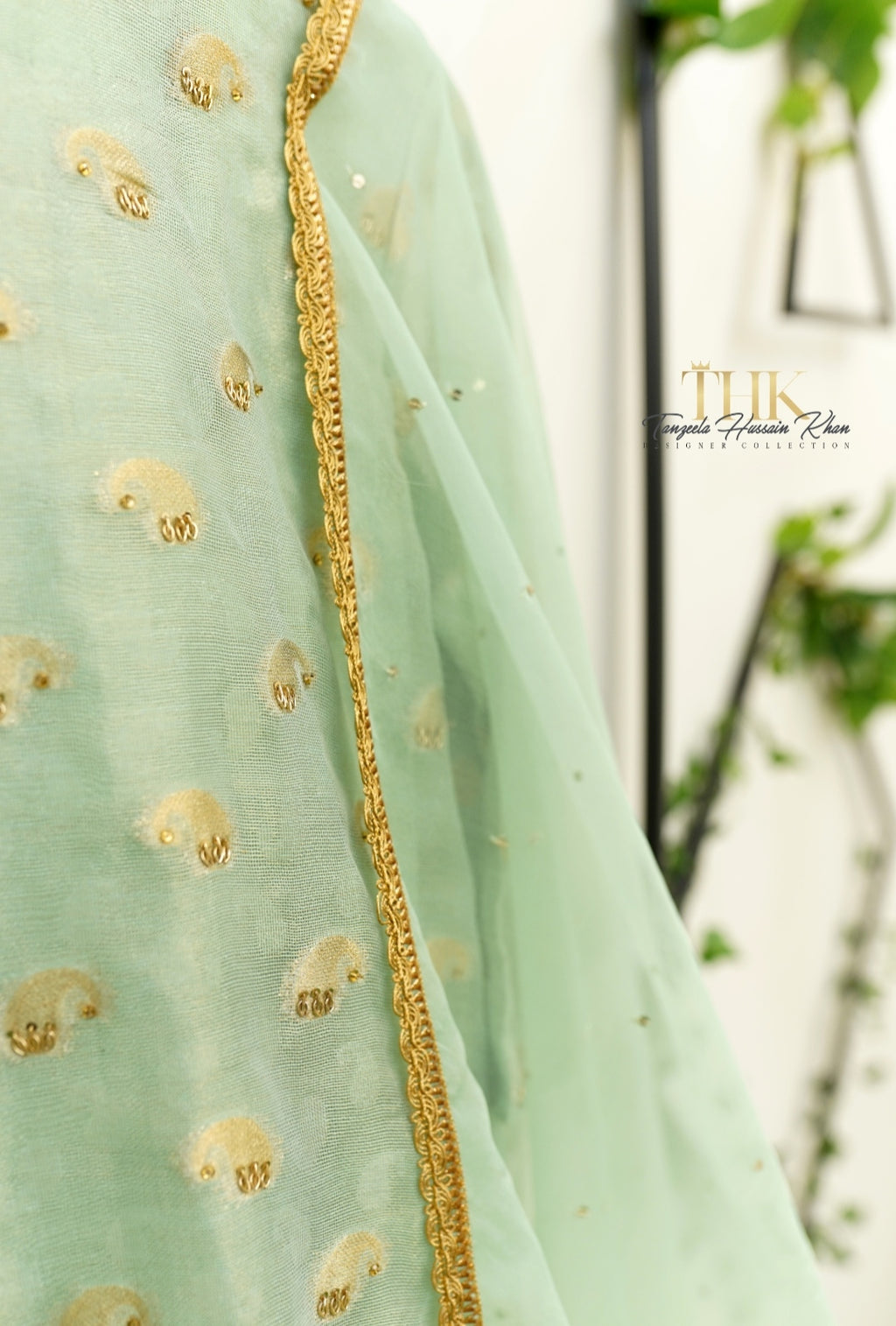 3-Piece Masori Shirt Organza Dupatta jamawar Garara