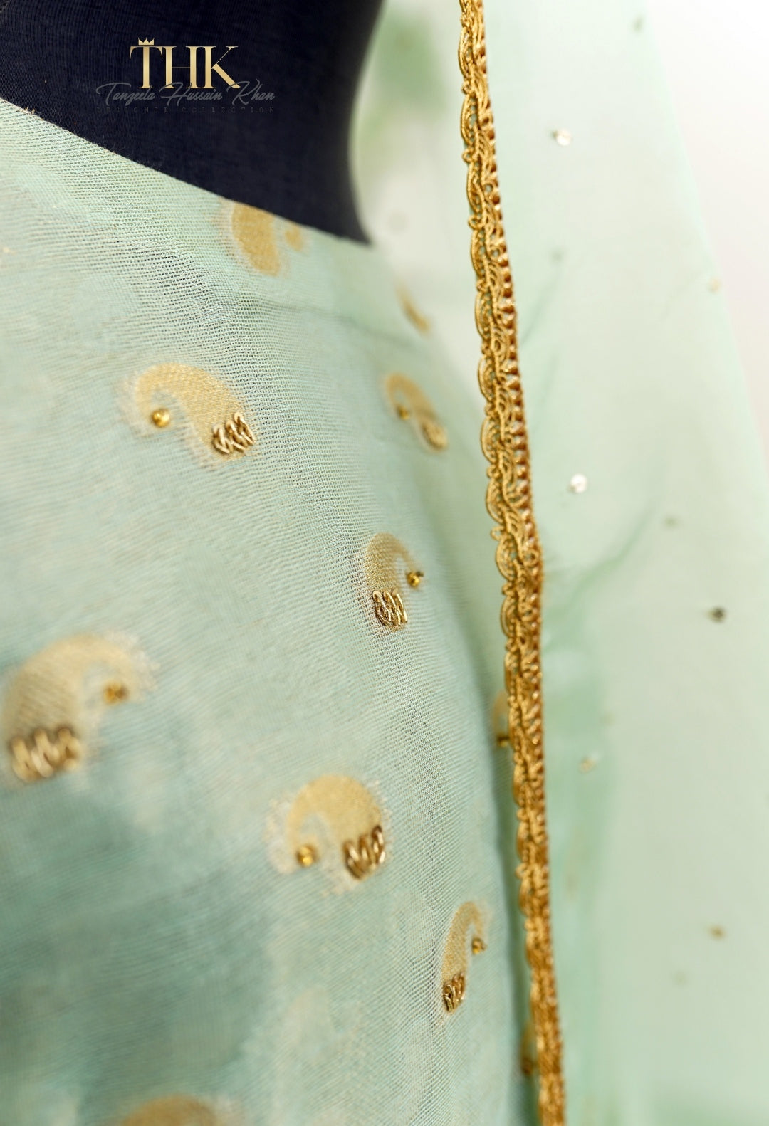 3-Piece Masori Shirt Organza Dupatta jamawar Garara