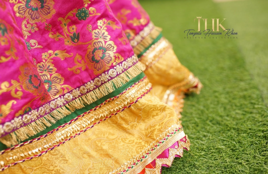 3-Piece Atlas Jamawar Lehnga