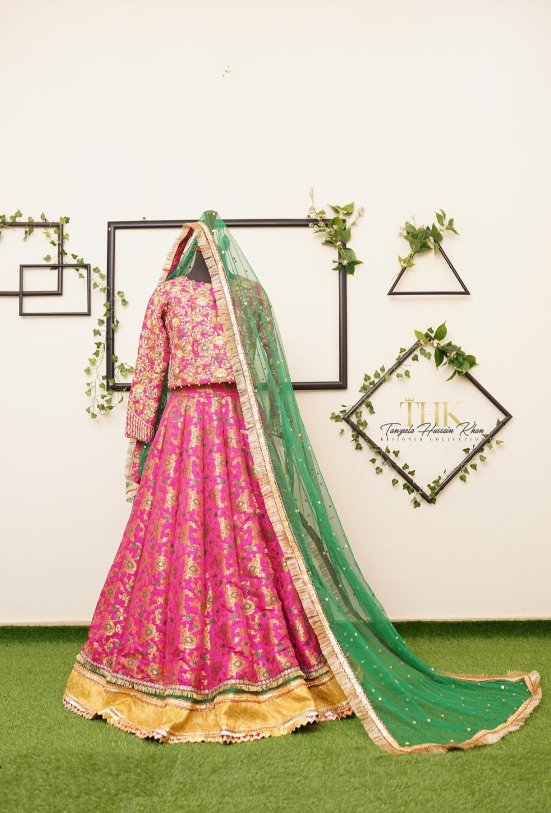 3-Piece Atlas Jamawar Lehnga