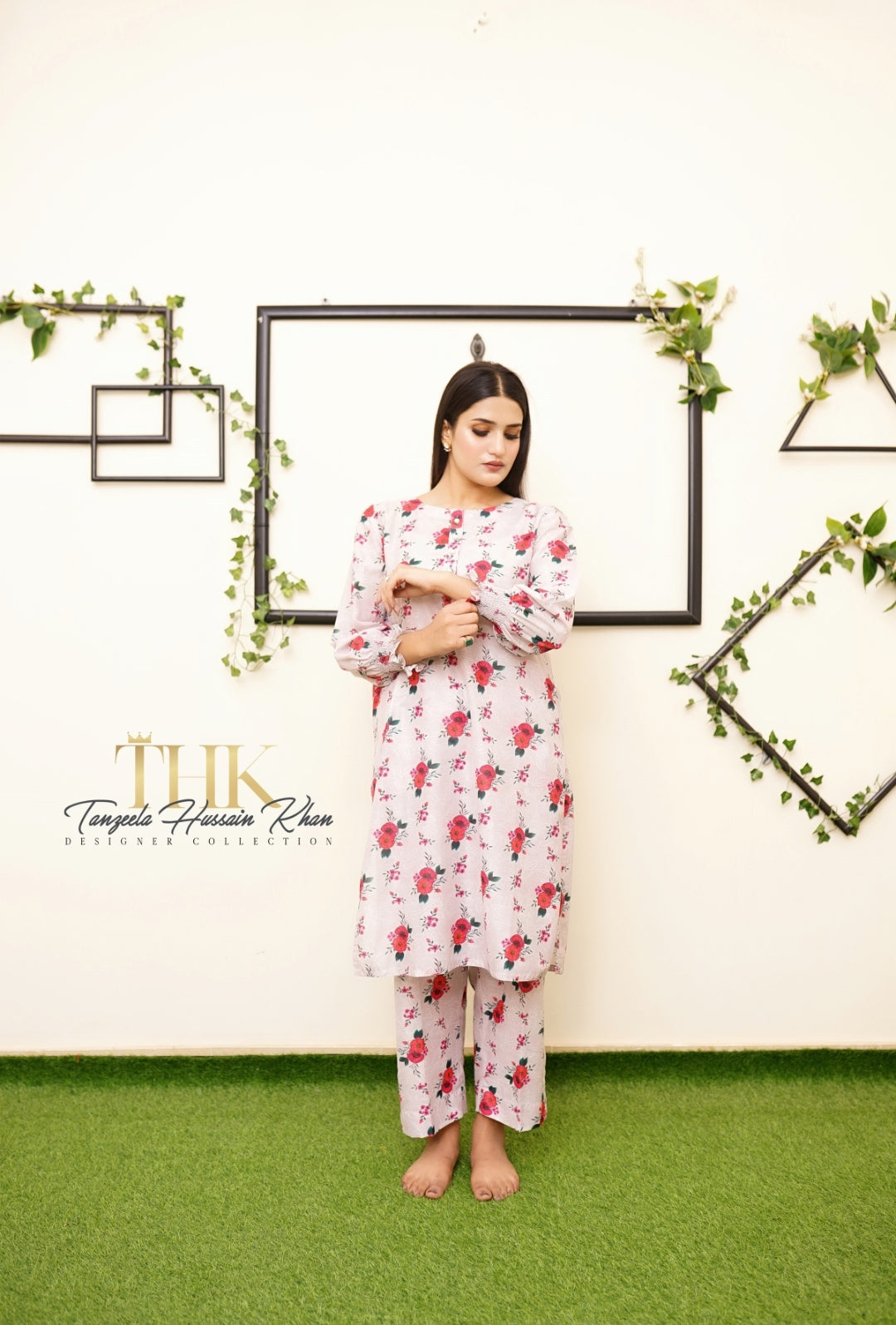 2-Piece Printed Viscos Lawn