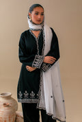3-Piece Black & White Embroidered Lawn