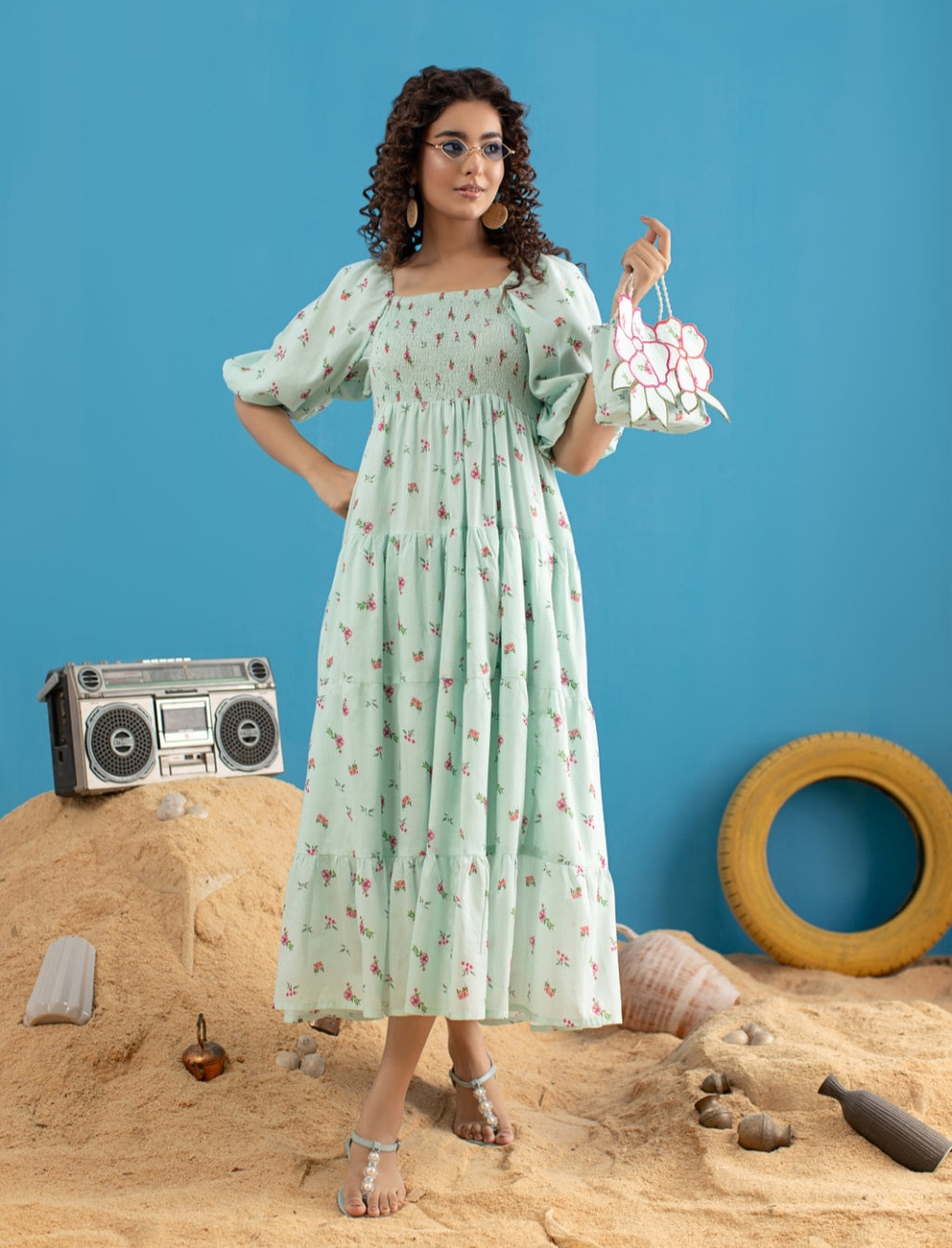 1-Piece Sky Blue Frock