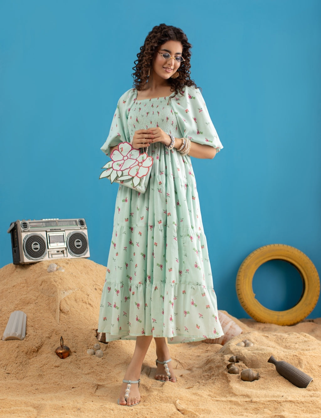 1-Piece Sky Blue Frock