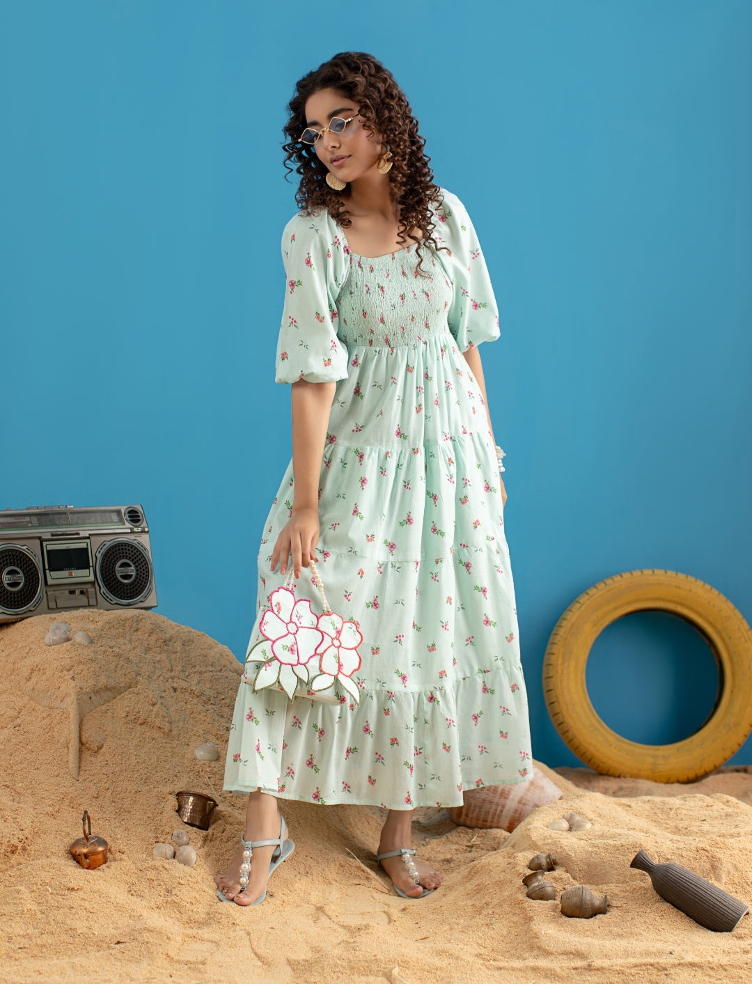 1-Piece Sky Blue Frock