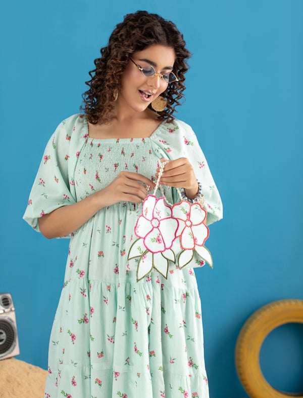 Sky Blue Fabric Bag