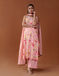 3-Piece Butterfly Printed Lawn Embroidered