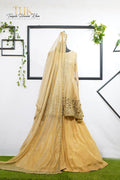 3-Piece Skin Gold Embroidered TAN-0769