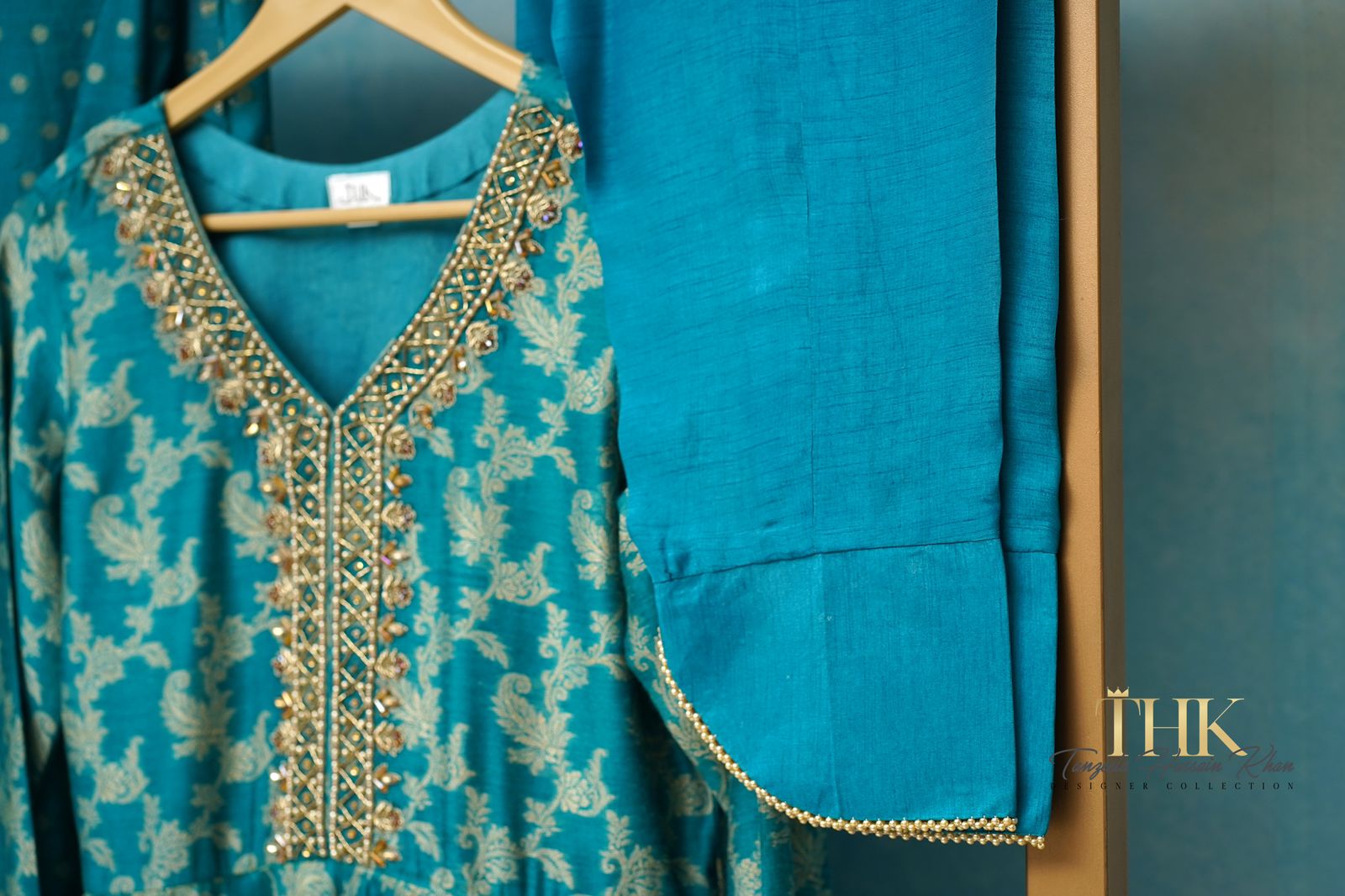 3-Piece Cotton Net Printed Short Frock