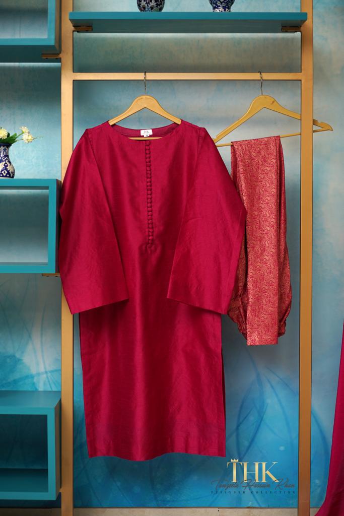 2-Piece Tunic Jamawar TAN-0636