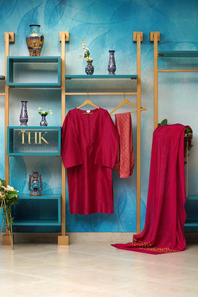 2-Piece Tunic Jamawar TAN-0636