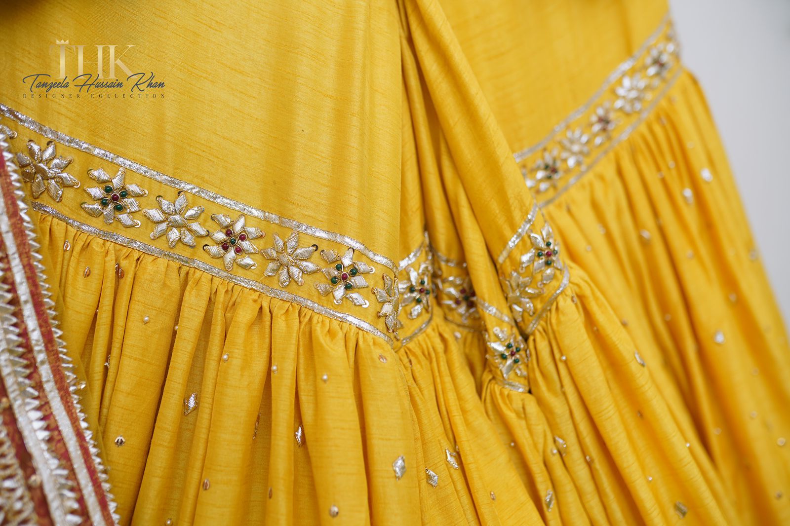 3-Piece Korean silk shirt and gharara
