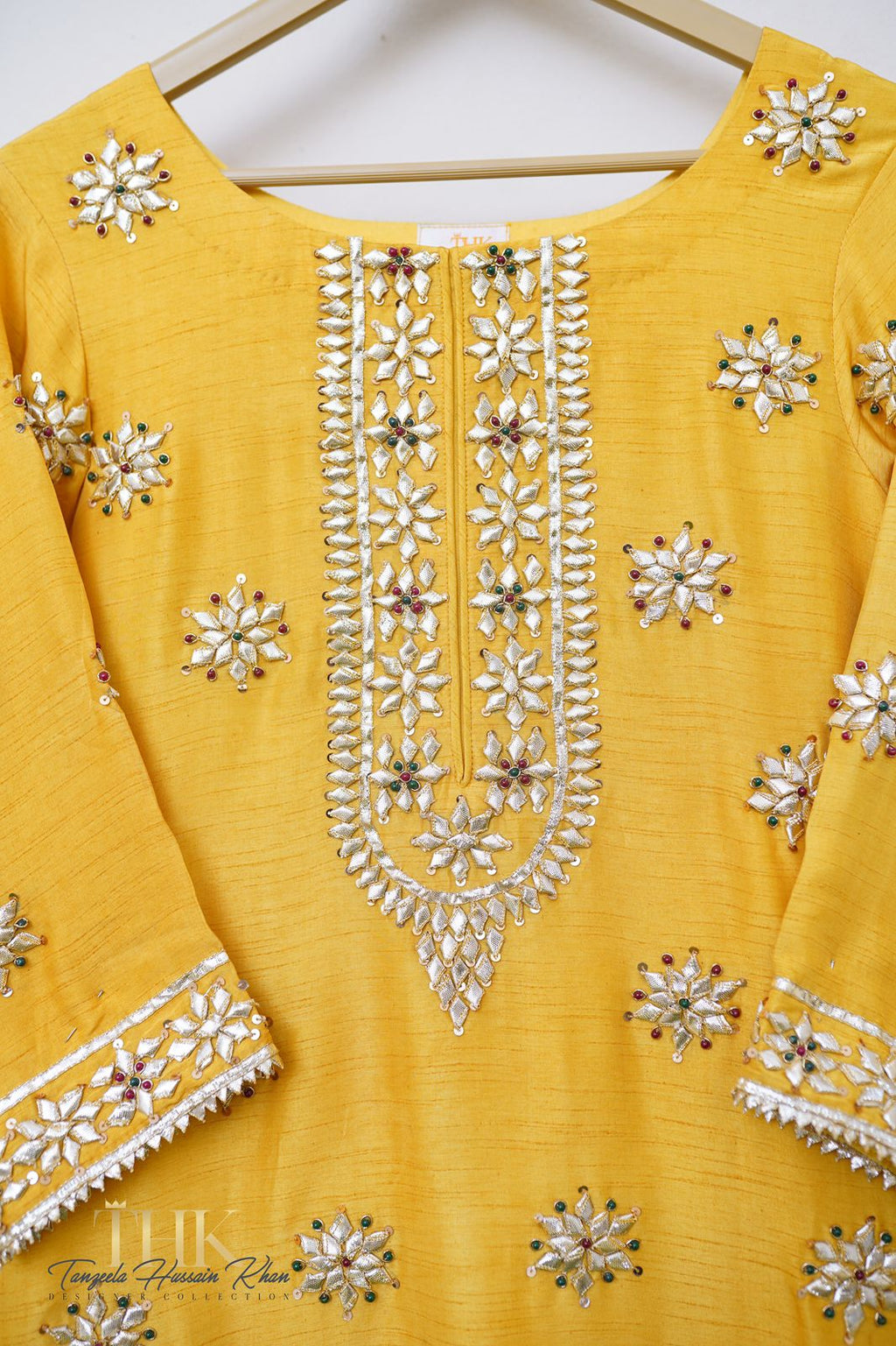 3-Piece Korean silk shirt and gharara