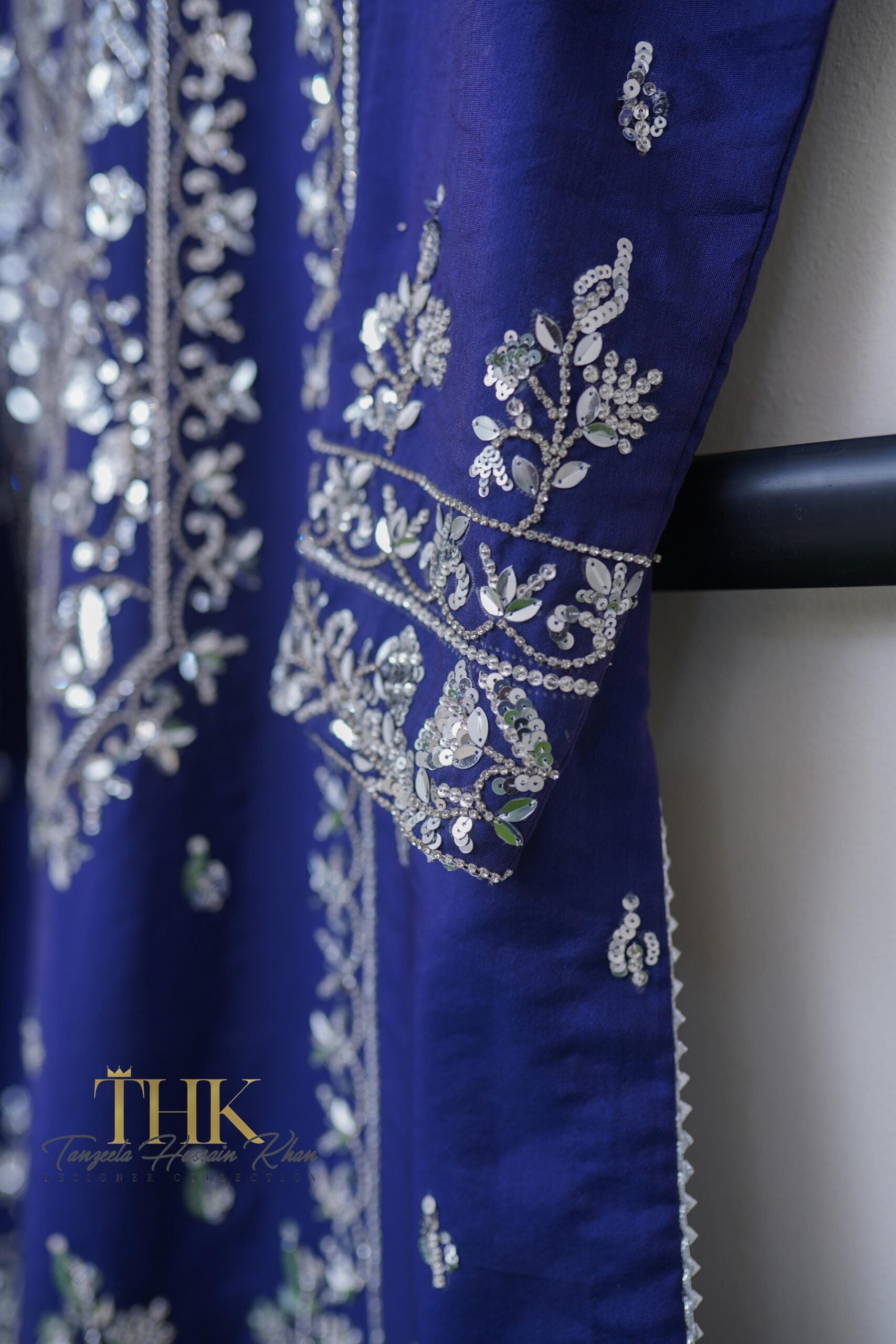 3-Piece Korean silk Embroidered shirt and Sharara