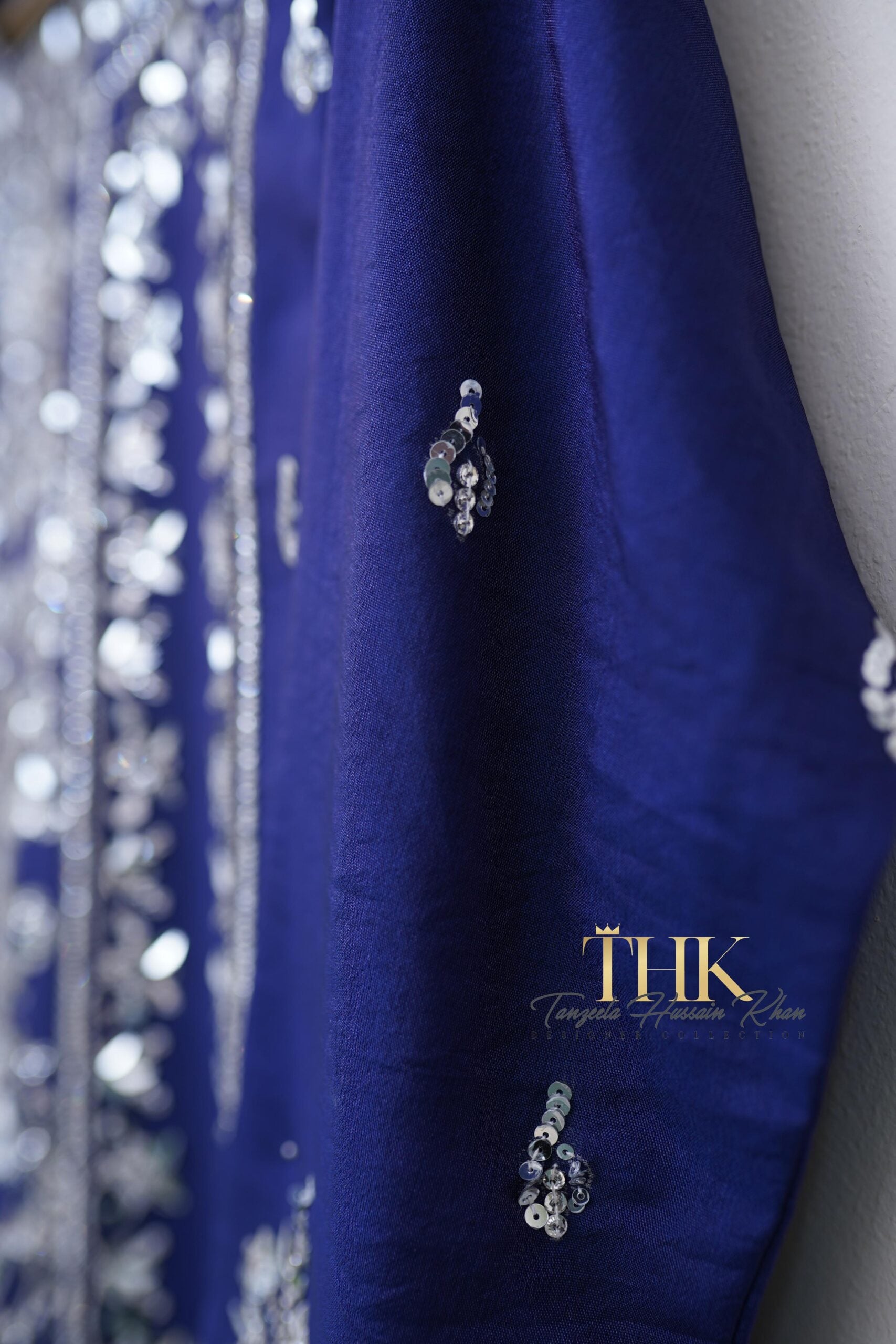 3-Piece Korean silk Embroidered shirt and Sharara