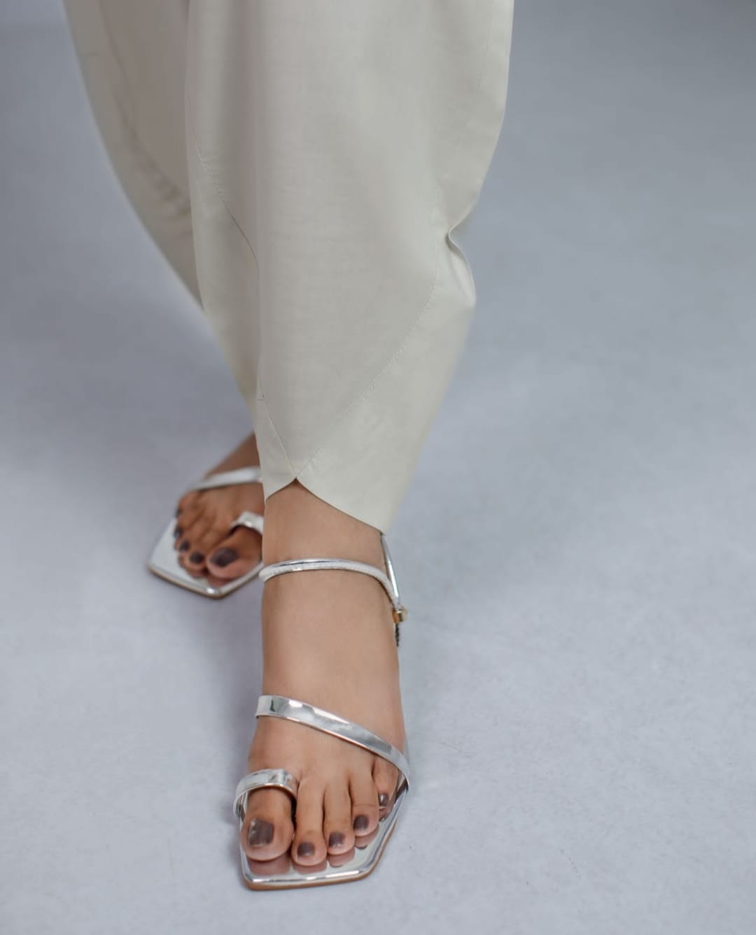 2-Piece Lawn Pastel Light Gray