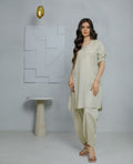 2-Piece Lawn Pastel Light Gray