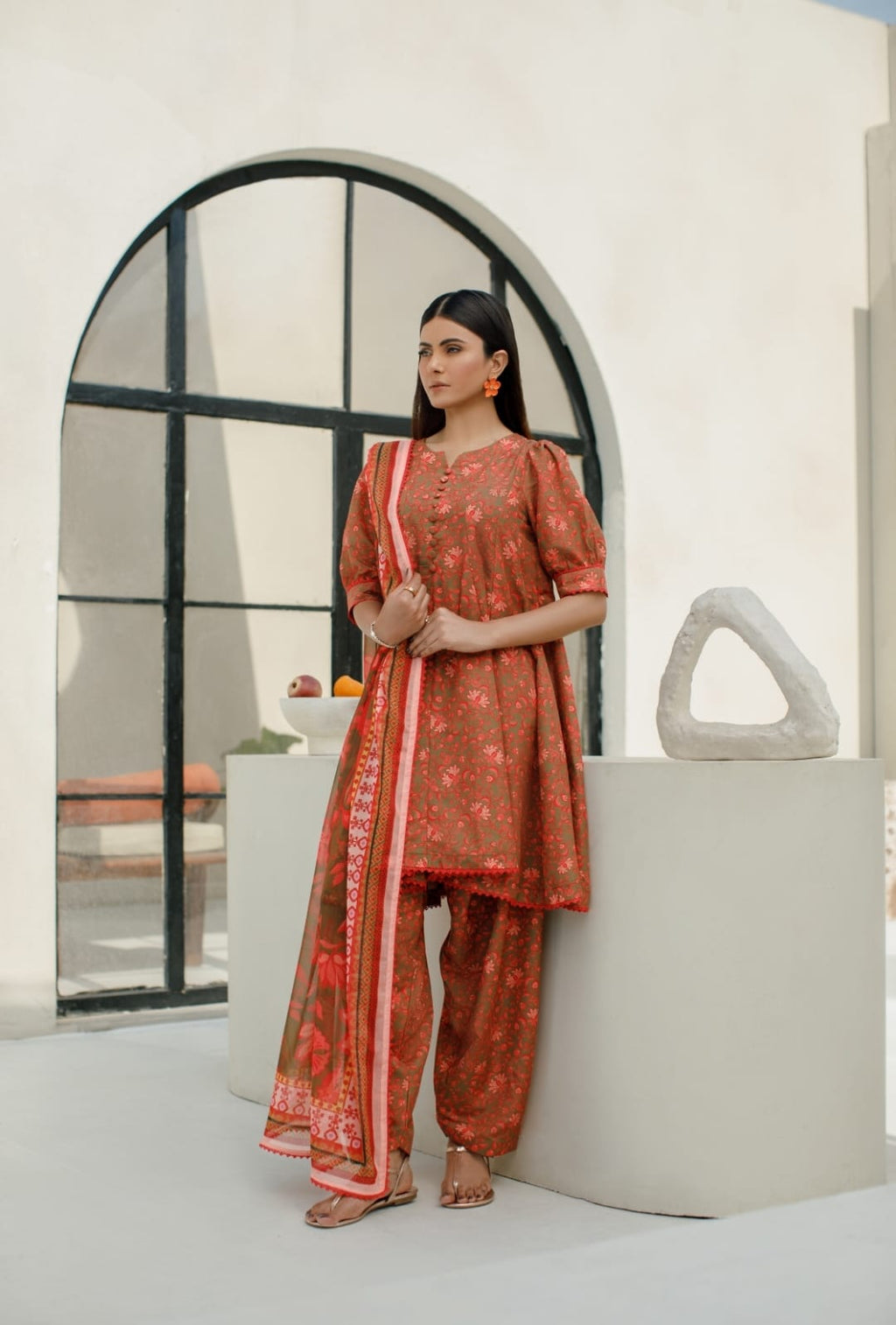 3-Piece Kalidar Frock