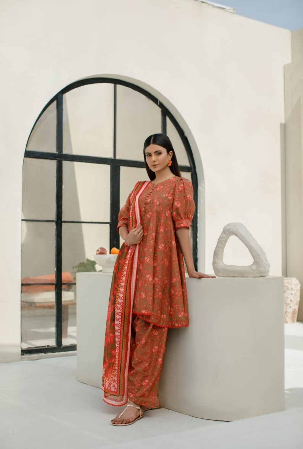 3-Piece Kalidar Frock