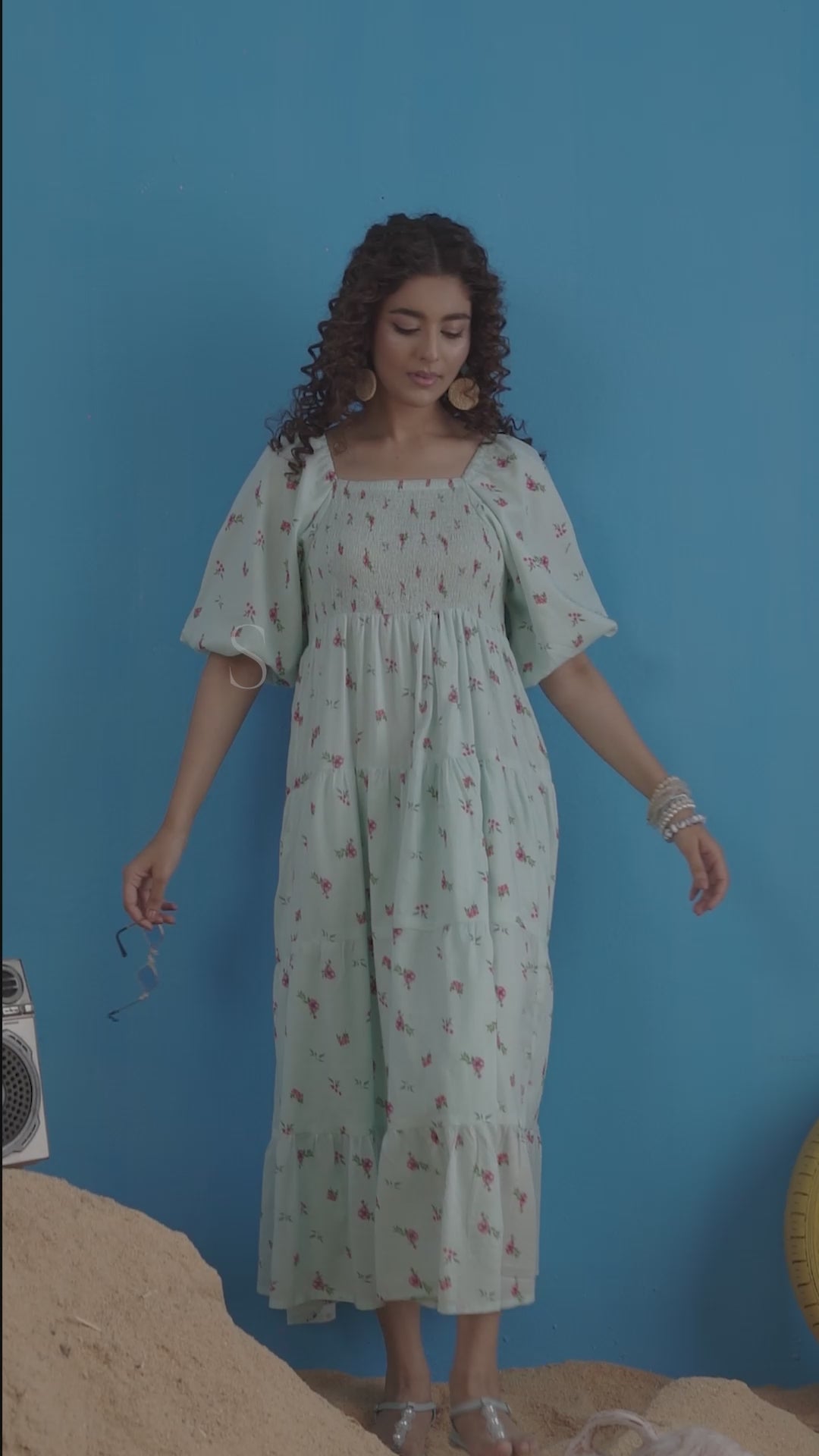 1-Piece Sky Blue Frock